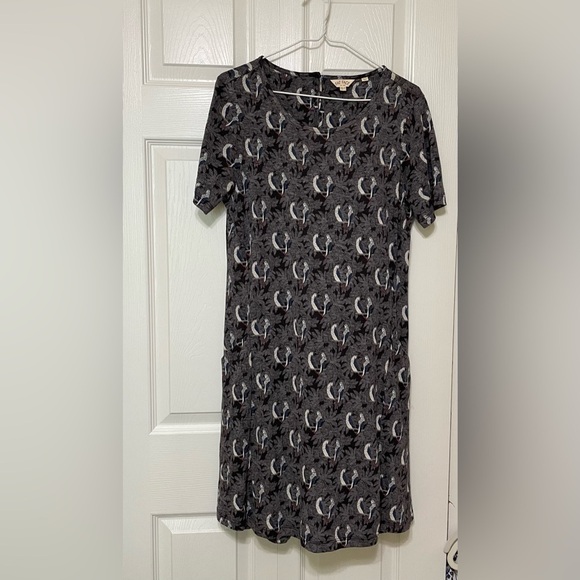 Fat Face Black and Gray Mini Dress - Picture 1 of 9
